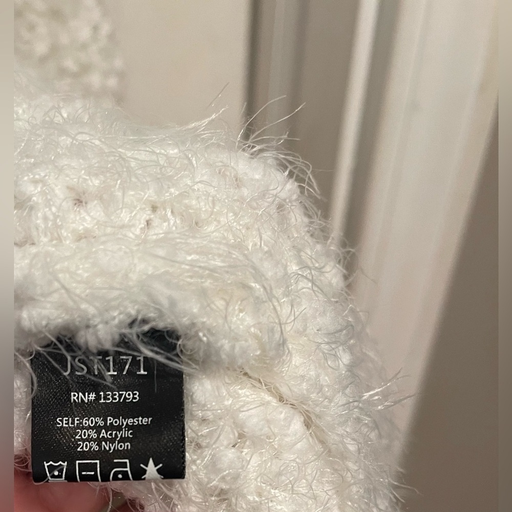 POL From Anthropology Elegant White Turtleneck Sweater S - Picture 4 of 5